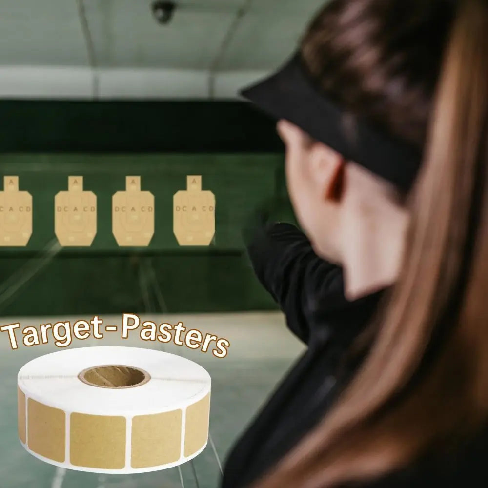 Self-Adhesive Square Target Pasters Outdoor for Long&Short Range Target Stickers Shooting Range Targets Shooting Labels