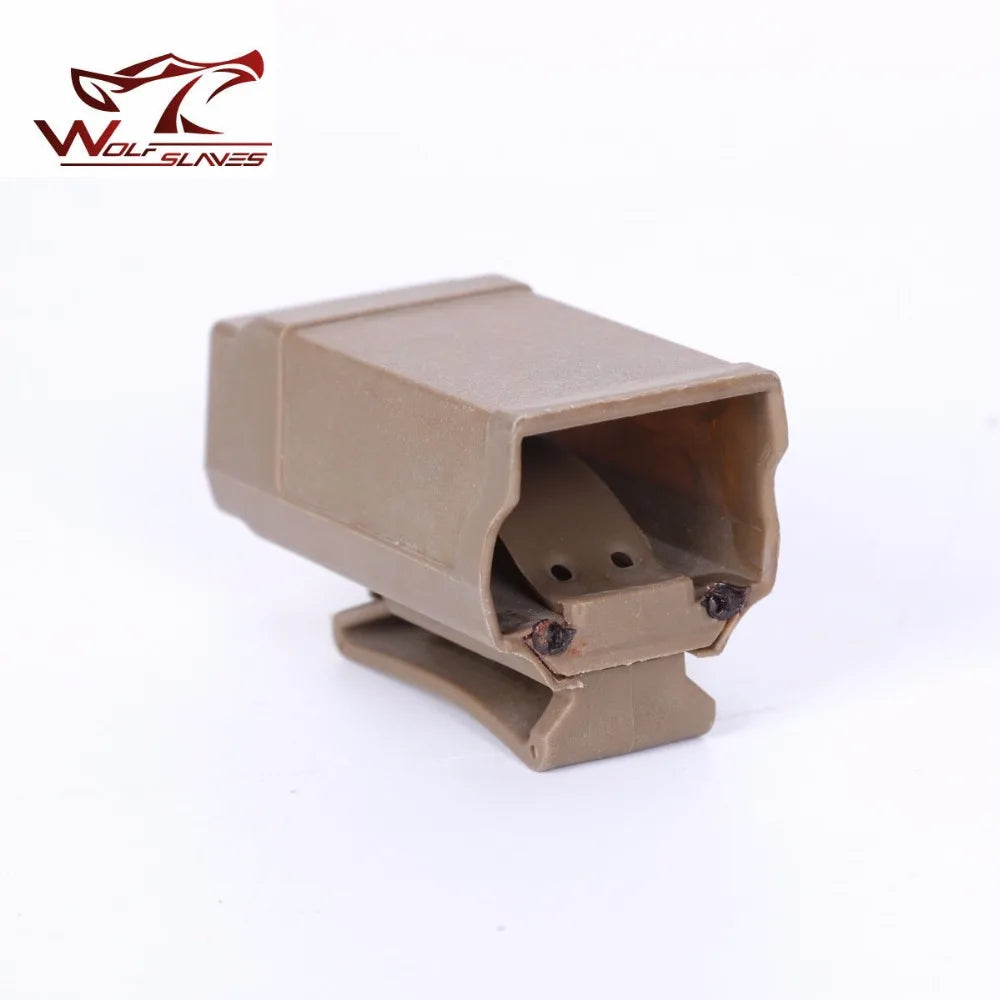 Single Glock Tactical Pistol Magazine Pouch Wide Opening Mag Clip Case Airsoft Wargame Holder Hunting Accessories
