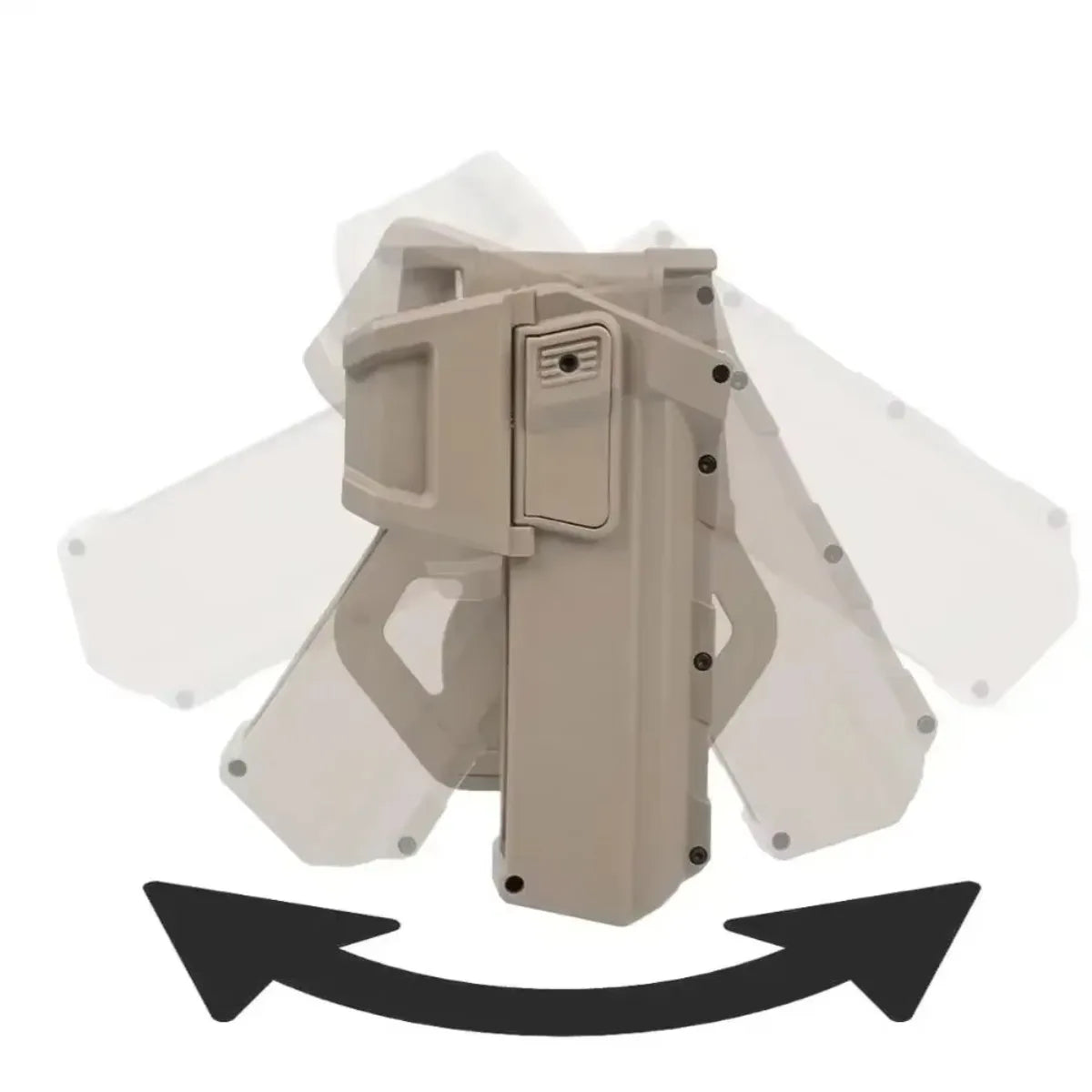 Right Hand Pistol Holster For Gen 1-4 Glock 17 19 Handgun With X300 XC1 Flashlight Airsoft 1911 P320 Movable Belt Gun Case