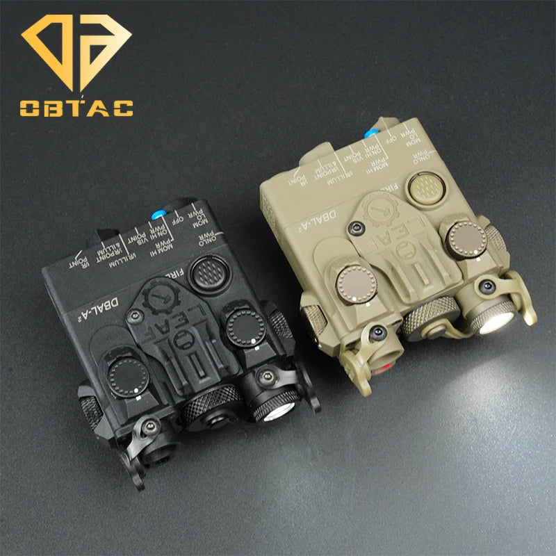 Tactical Laser Weapon Light PEQ Red Green Laser Dbal A2 Aiming Accessories Outdoor  Hunting Equipment Fit for 20mm Rail
