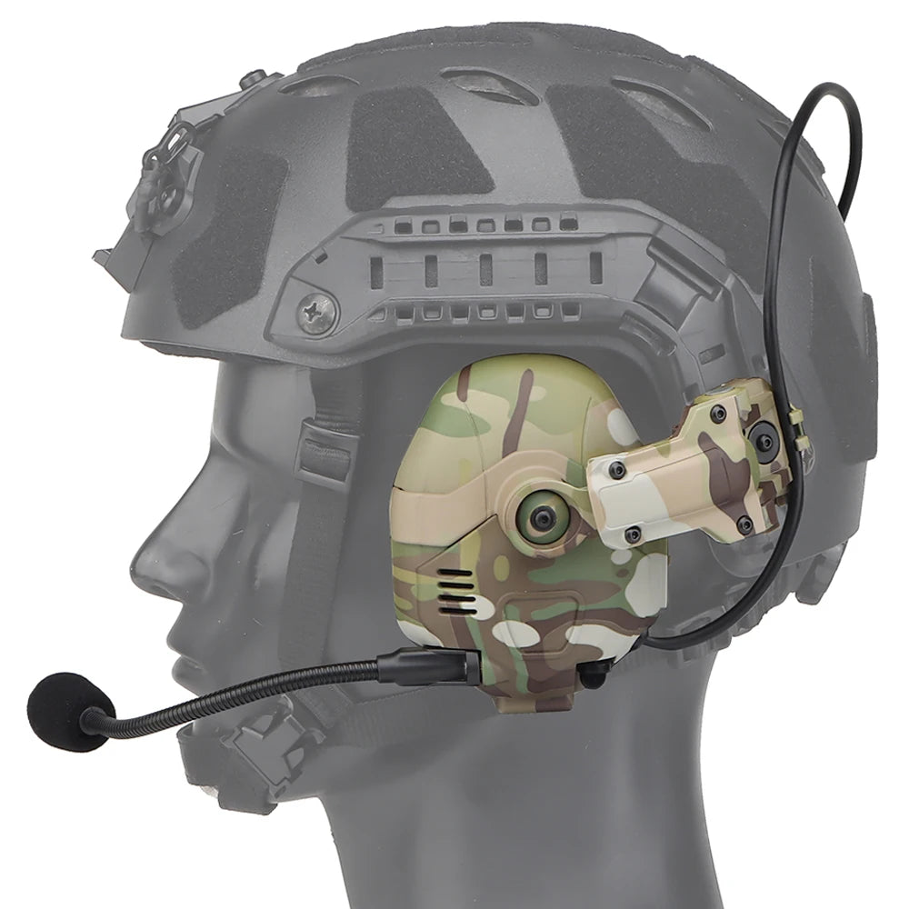 Tactical Bluetooth Headset Sound Pickup & Noise Reduction Electronic Shooting Earmuff Hunting Hearing Protection Gear