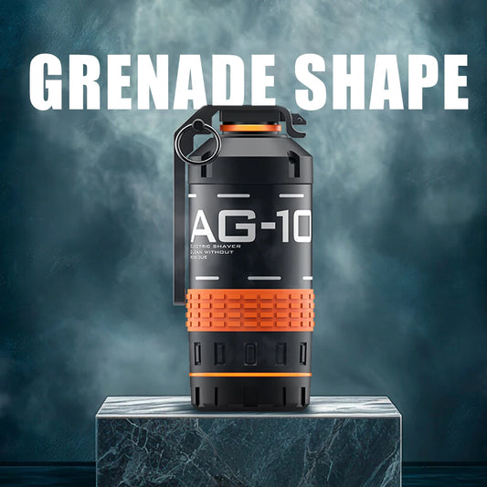 Personality Tactical Shaver Grenade Model Portable Mini Electric Beard Knife Outdoor Hunting Adventure Military Fan Equipment