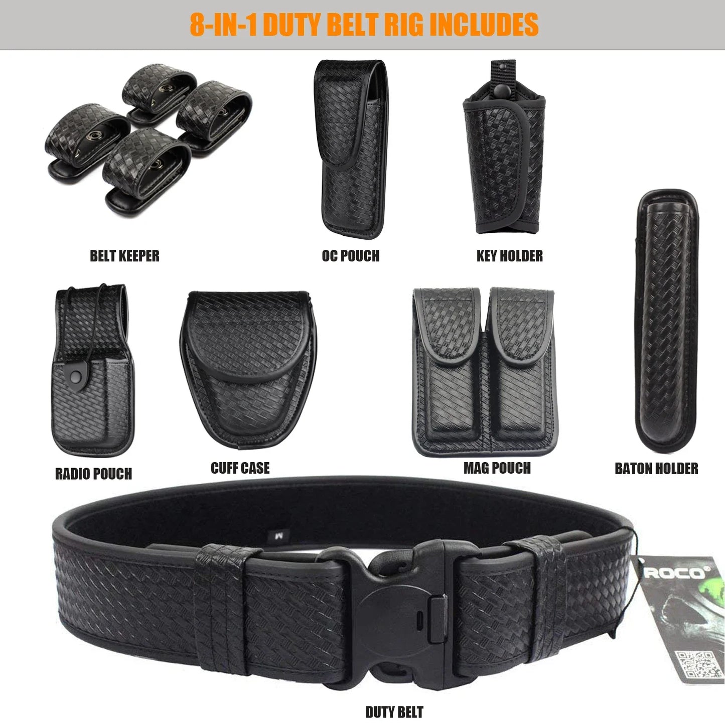 Police Tactical Versatile Military Modular Equipment System Molded Duty Belt Set for Law Enforcement cinturón táctico hombre