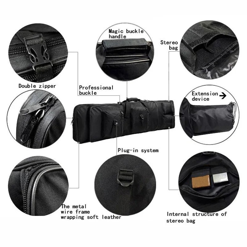 Tactical Molle Gun Bag Rifle Case Backpack For Sniper Airsoft Holster Shooting Hunting Pouch Accessories 0.85m 1m 1.2m