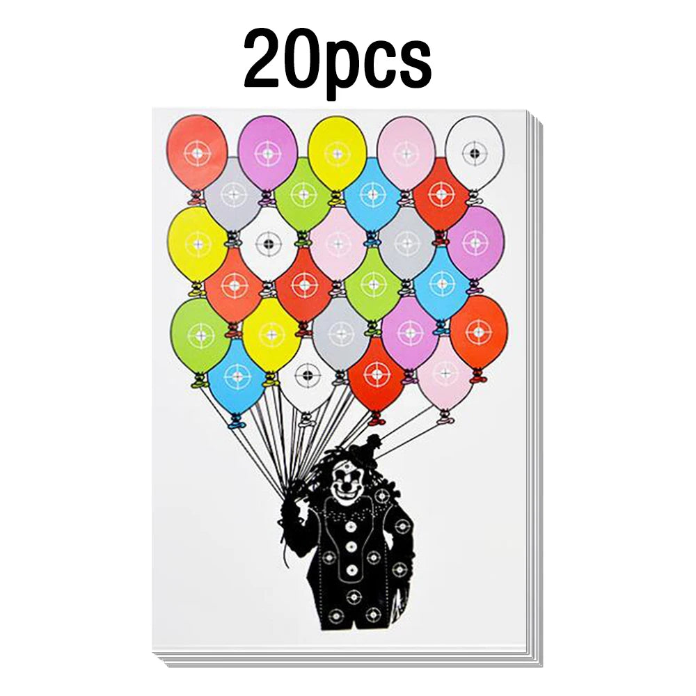 5/10/20pcs Shooting Targets 12 x 17" Paper Shooting Targets Skeleton Zombie Targets for Pistol Shooting & Bow Shooting