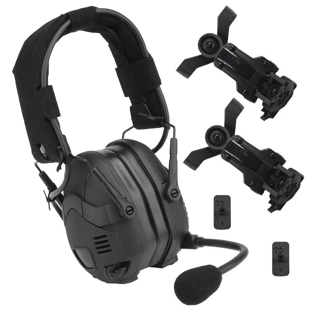 Tactical Bluetooth Headset Sound Pickup & Noise Reduction Electronic Shooting Earmuff Hunting Hearing Protection Gear
