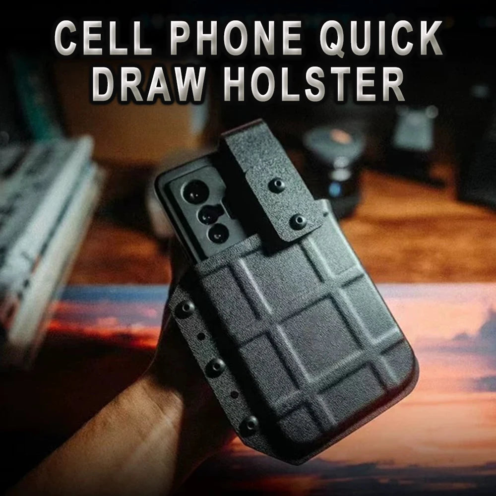 Tactical Mobile Phone Quick-Release Holster Molle System Mobile Phone Storage Case Hunting Paintball Shooting Equipment