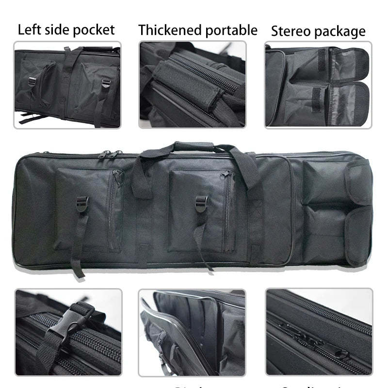 Outdoor Camping CS Rifle Backpack 81cm/94cm/118cm Nylon Hunting Equipment Bag Military Tactical Rifle Cover Gun Cover