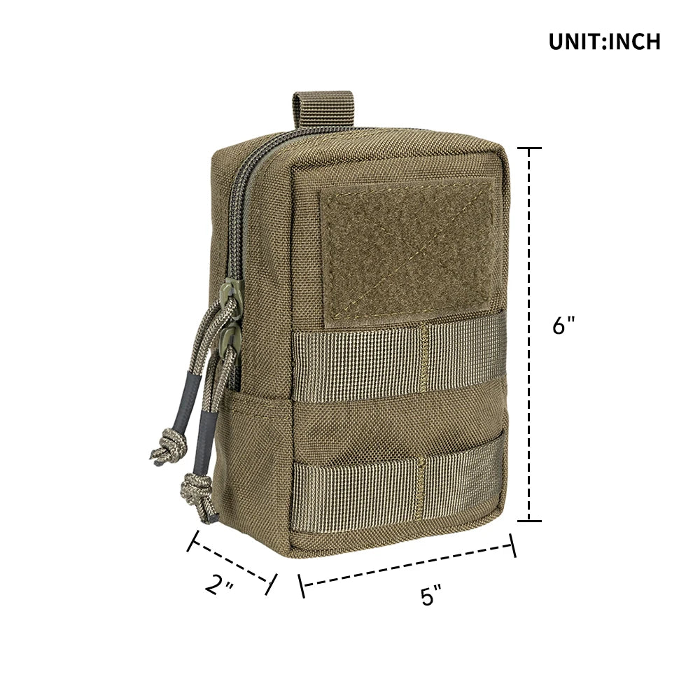 EXCELLENT ELITE SPANKER Tactical Equipment Outdoor Micro Utility Molle Multi-function Pocket Waist Pouch Gadget Storage Accessor