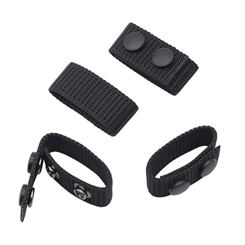4Pcs Multi Functional Tactical Belt Double Nylon Buckle Portable Belts Equipment Outdoor Sports Accessory Fixed Buckle