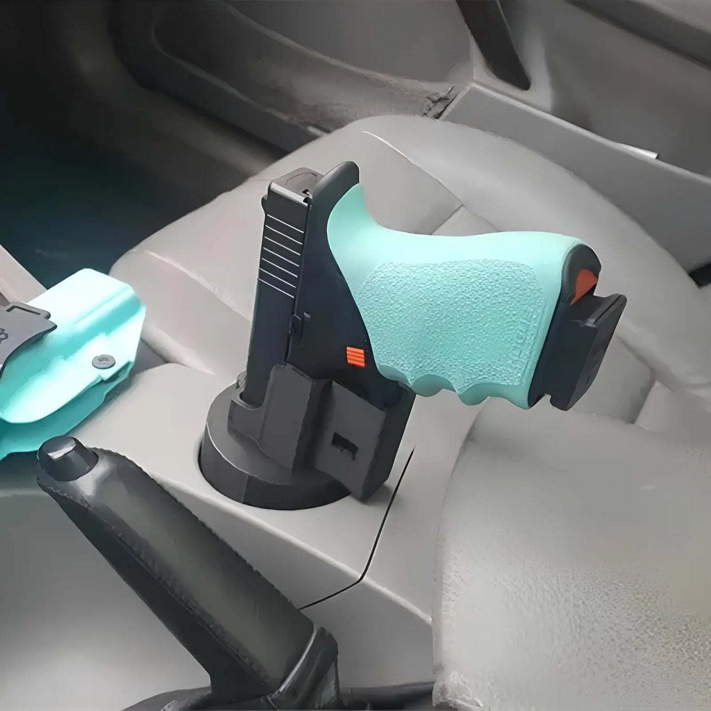 Pistol Cup Holster Convenient Car Seat Cup Holder Firearm Cup Holder Case Vehicle Gun Holster Fits Glock 17/19/22