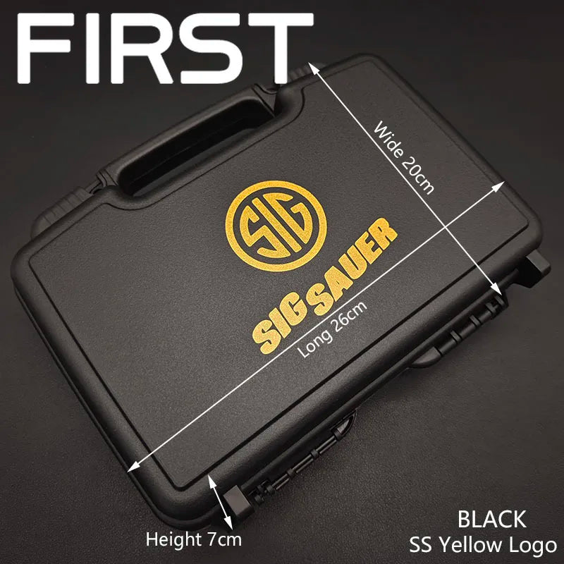 SIG TTI Tactical Portable Plastic Hard Toolbox Sponge Shockproof Protective Carrying Case Outdoor Hunting Accessories Box