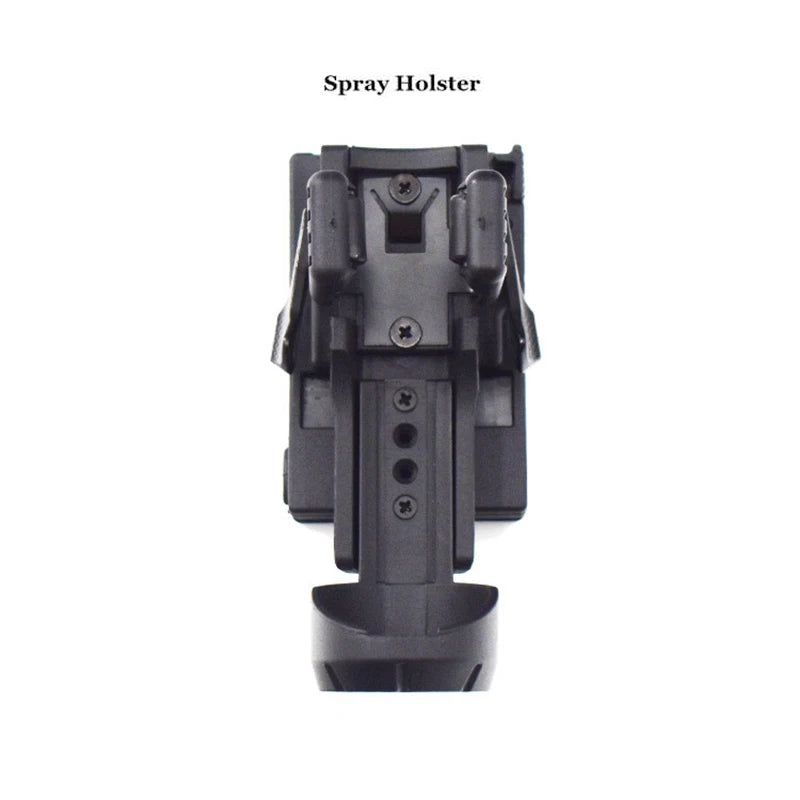 Tactical MOLLE Belt Baton Holster Spray Pouch Flashlight Holder Case Hunting Duty Security Self-defense Equipment