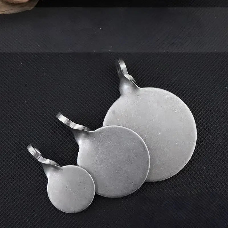 1/2 Piece of 3cm Stainless Steel Material Training Shooting Target Slingshot Target Bullseye Hunting Accessory