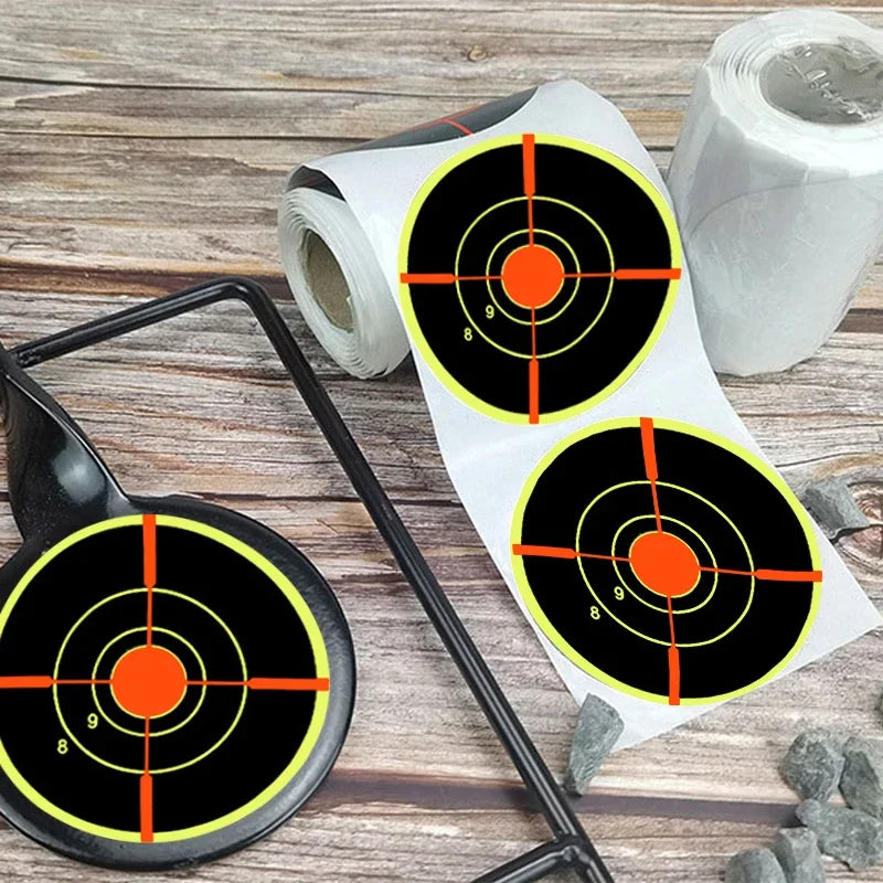 Splatter Splash 3in Paper Per 100/200pcs Shooting ToolsRoll  Adhesive Sticker Targets  Amp Shooting Reactive Practice