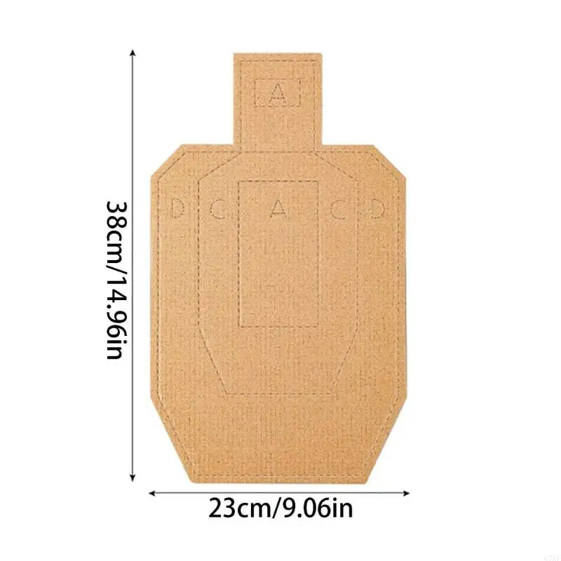 920L Pack of 10  Targets Paper Targets for  Arrows Outdoor Sports Daily Practice Use Durable Cardboard Paper