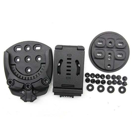 Tactical Gun Holster Molle Quick Disconnect Kit Tek-Lok Waist Clip Holster Adapter Knife Sheath Scabbard Equipment