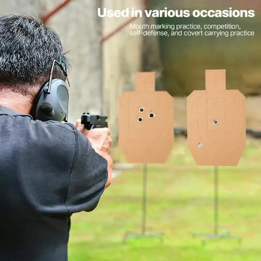 920L Pack of 10  Targets Paper Targets for  Arrows Outdoor Sports Daily Practice Use Durable Cardboard Paper