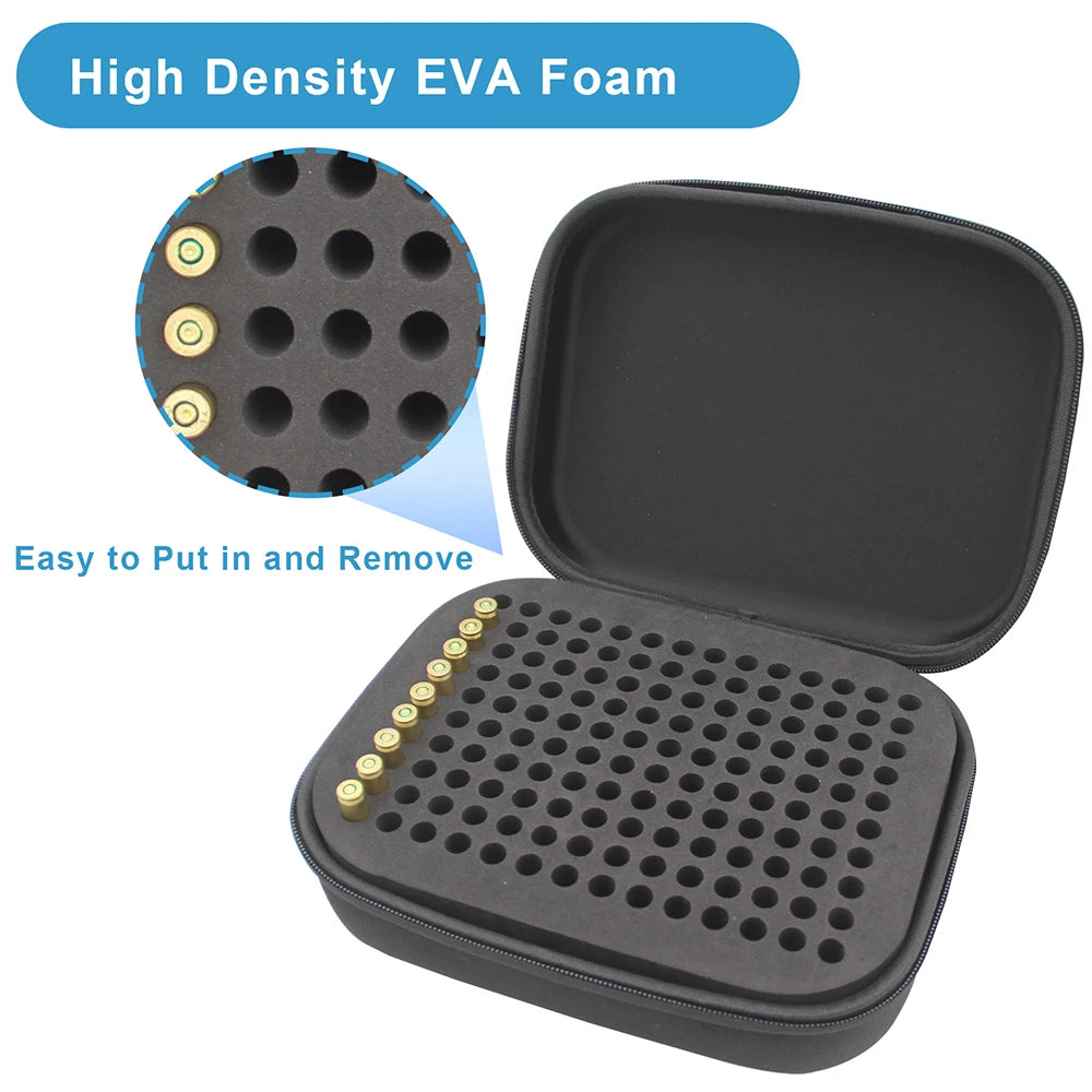.223/5.56 9mm 12GA .22LR Box Ammo Pouch Outdoor Ammunition Box Bullet Holder Bag Cartridge Storage Case for Hunting Shooting