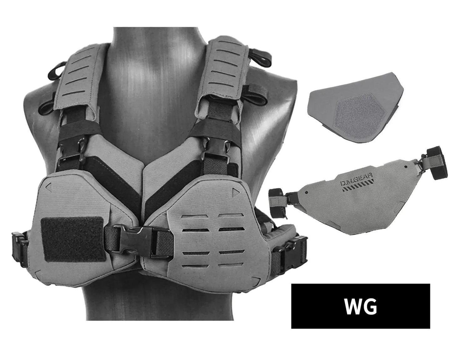 DMGear Tactical Bikini Set Armor Vest Neck Gaurd Crotch Protection Molle Lady Sexy Hunting Gear Equipment Lightweight