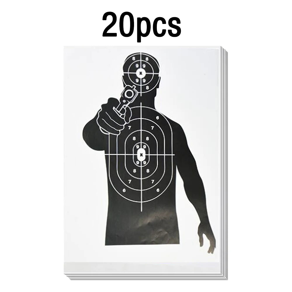 5/10/20pcs Shooting Targets 12 x 17" Paper Shooting Targets Skeleton Zombie Targets for Pistol Shooting & Bow Shooting