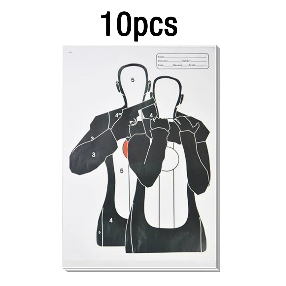 5/10/20pcs Shooting Targets 12 x 17" Paper Shooting Targets Skeleton Zombie Targets for Pistol Shooting & Bow Shooting