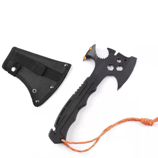 Multi Functional Outdoor Camping Site, Nail Hammer, Fire-fighting Equipment, Self-defense, Mountain Cutting, Tactical Axe