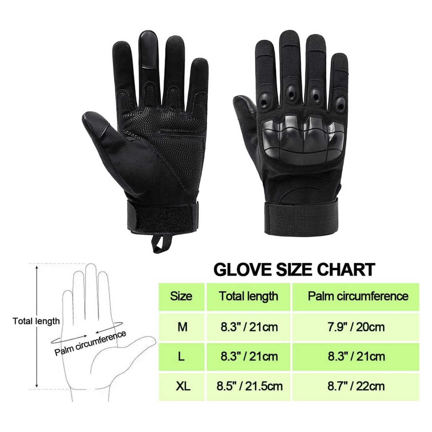 JupiterGear Tactical Military Airsoft Gloves for Outdoor Sports,