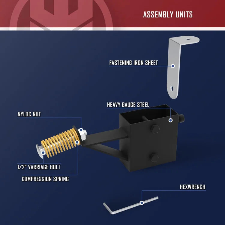 Target Stand System 12x20 inch AR500 Steel Hostage Reactive Shooting Target 3/8" Thick with 2x4 Target Stand Kit