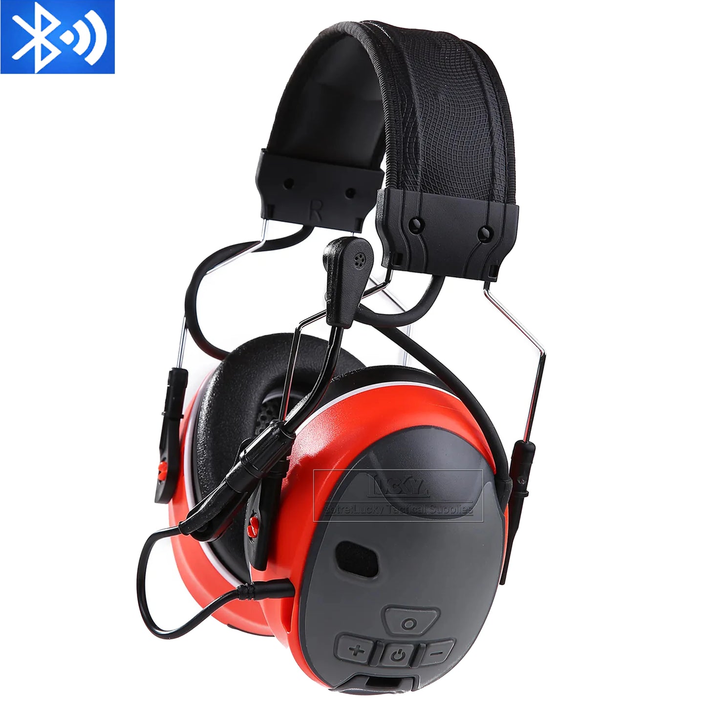 EARMOR-C51-Electronic Headset with Noise Cancellation, Tactical Communication Equipment, Protective Headset, Bluetooth 5.1