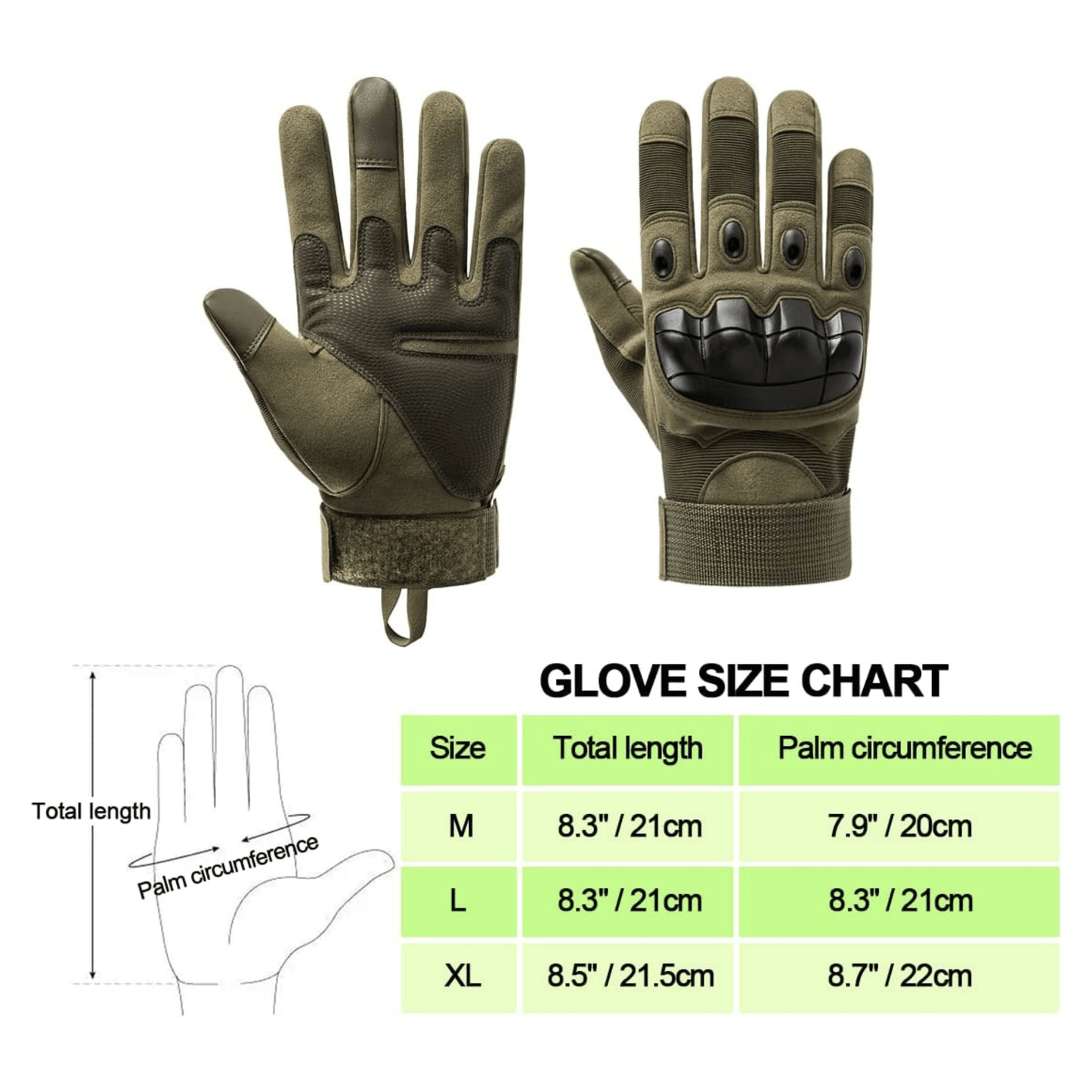 JupiterGear Tactical Military Airsoft Gloves for Outdoor Sports,