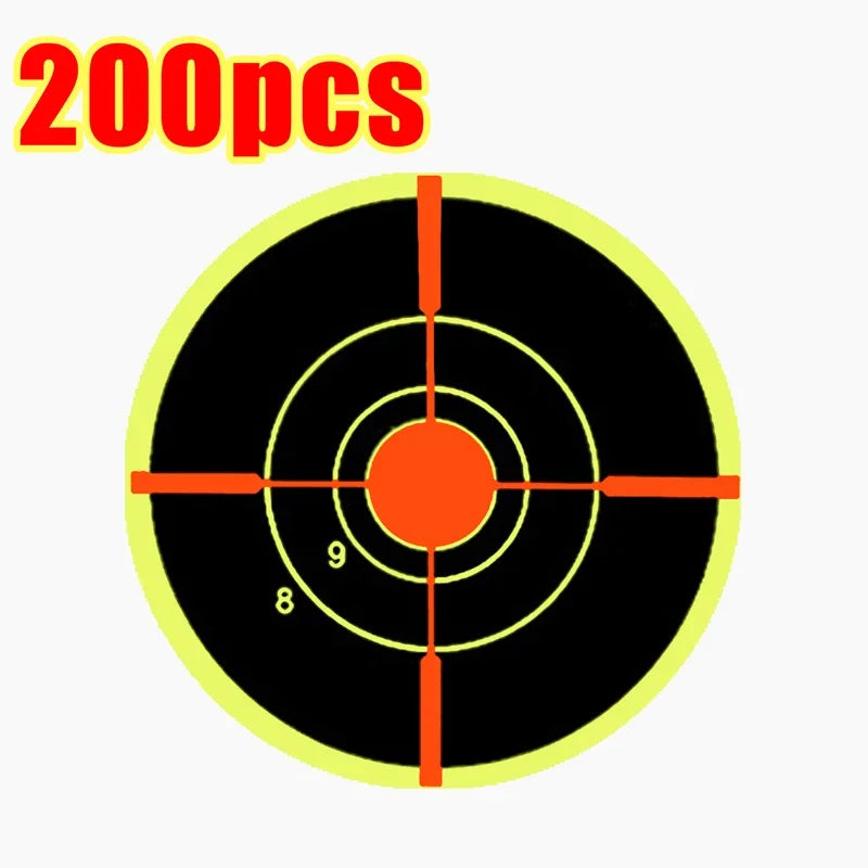 Splatter Splash 3in Paper Per 100/200pcs Shooting ToolsRoll  Adhesive Sticker Targets  Amp Shooting Reactive Practice