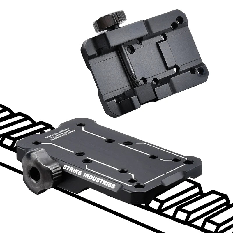 Tactical Red Dot RMR Scope Base Metal Mount Equipment Bottom Fixed Bracket Hunting Accessories For Weaver 20mm Picatinny Rail