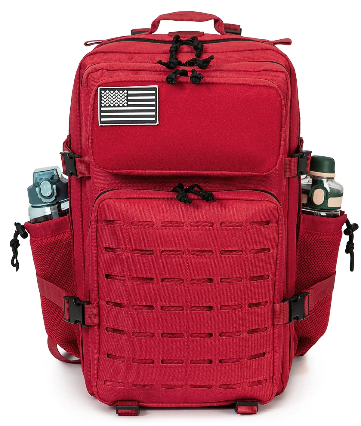 45L Tactical Backpack survival Bag Hunting MOLLE Backpack GYM For Men EDC Outdoor Hiking Rucksack Witch Bottle Holder