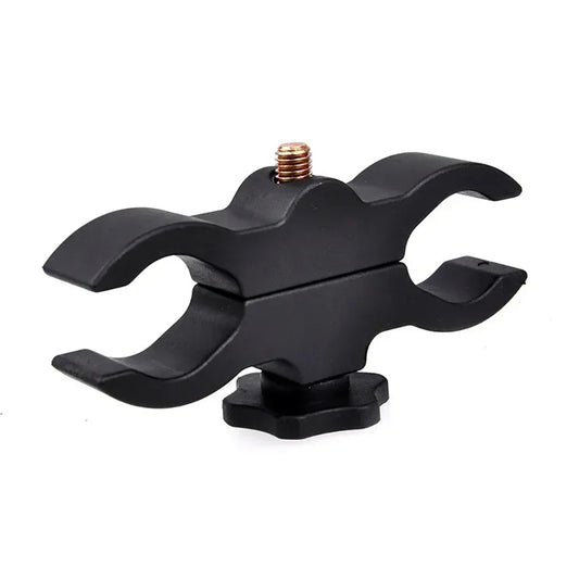 Adjustable LED Flashlight Mount Bracket Flash Scope Torch Holder Front Light Clip Clamp Lantern Tactical Hunting Gun Accessories