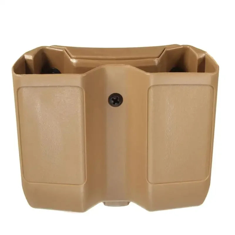 Tactical Double Mag Pouches for Beretta M9 92 Glock 17 19 Dual Magazine Pouch for 9mm Bullet Magazines Case