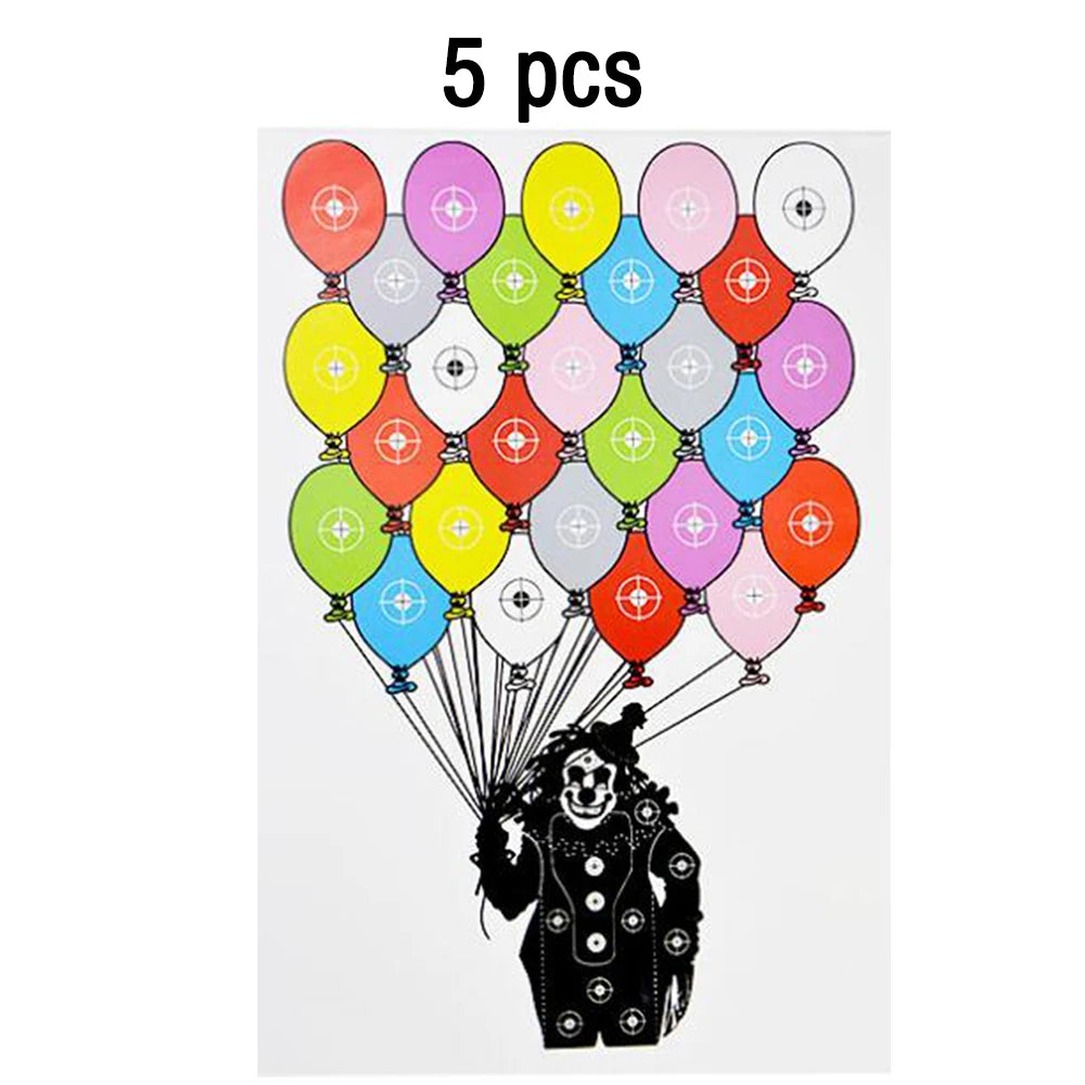 5/10/20pcs Shooting Targets 12 x 17" Paper Shooting Targets Skeleton Zombie Targets for Pistol Shooting & Bow Shooting