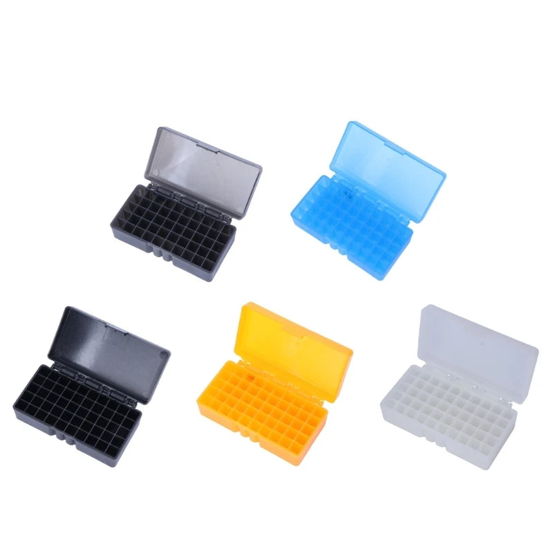 50 Rounds Ammunitions Box Case Box Cartridges Organizers Storage Case