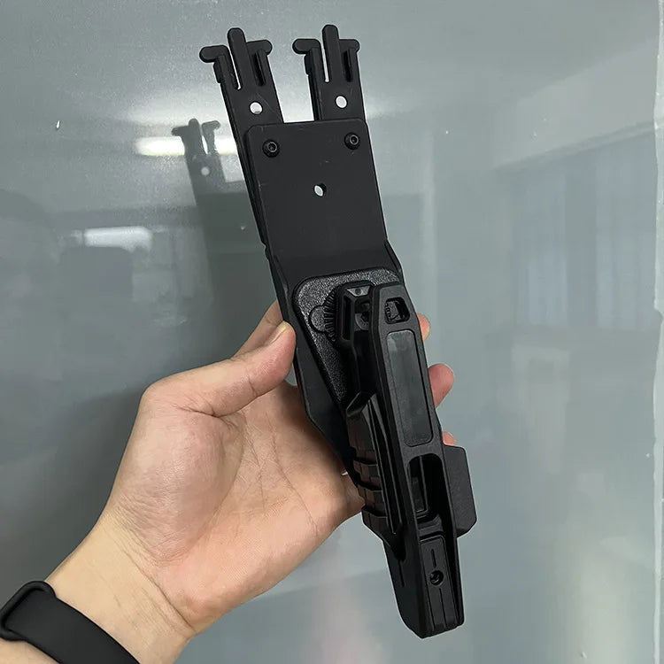 Tactical Gun Holster Hunting Waist Pisolt Holster 9mm Gun Case with Rail for Glock 9mm SW40 357
