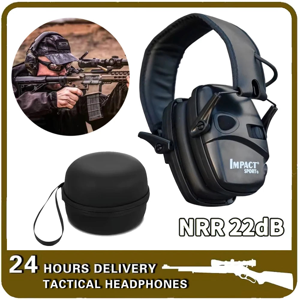 Foldable Honeywell Electronic Shooting Headphones Tactical Anti-Noise Headphones for Hunting Hearing Safety Protection