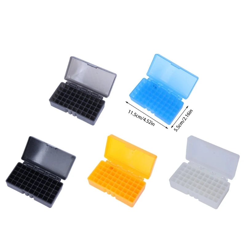 50 Rounds Ammunitions Box Case Box Cartridges Organizers Storage Case