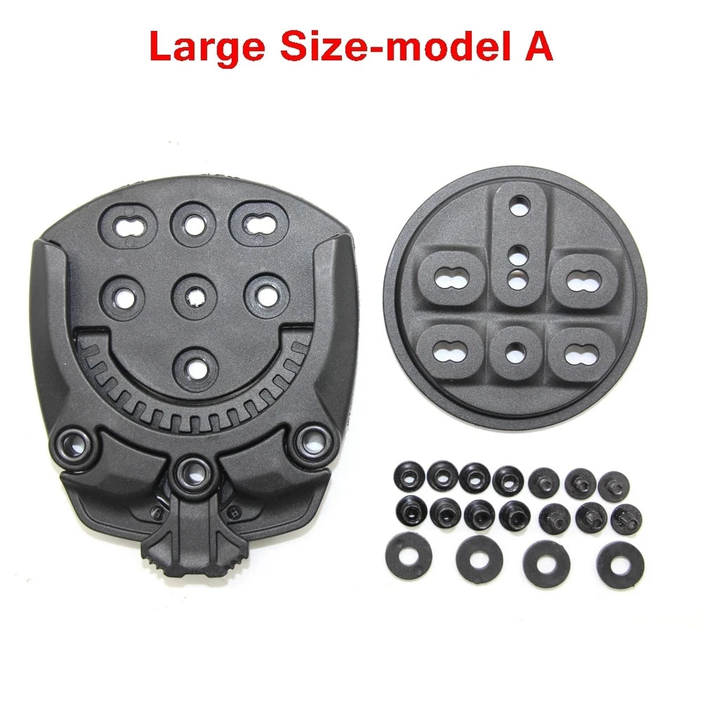 Tactical Gun Holster Molle Quick Disconnect Kit Tek-Lok Waist Clip Holster Adapter Knife Sheath Scabbard Equipment