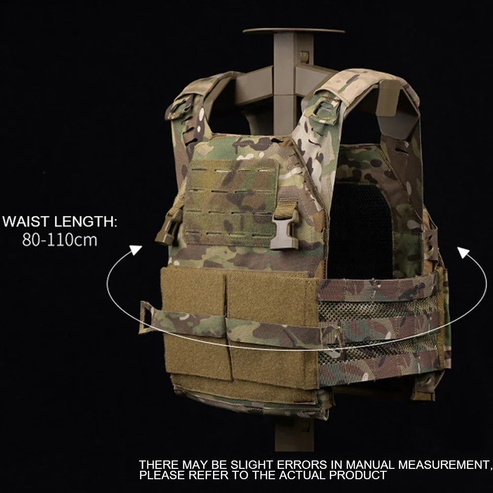 Tactical Plate Carrier Vest Quick Release Attacker  Hunting Vest MOLLE Outdoor Wargame Equipment