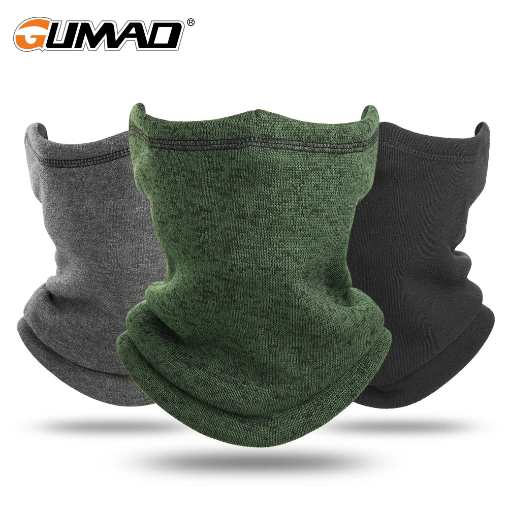 Fleece Sport Warmer Neck Gaiter Thermal Half Face Mask Cover Cycling Hunting Skiing Snowboard Bandana Men Women Winter Scarf