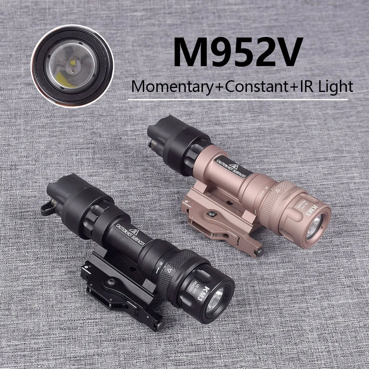 Tactical SF M951 M952 M952V IR Scout Weapon Light Cover Gun LED Flashlight Switch AR15 M4 Rifle Torch Hunting Gun Lamp