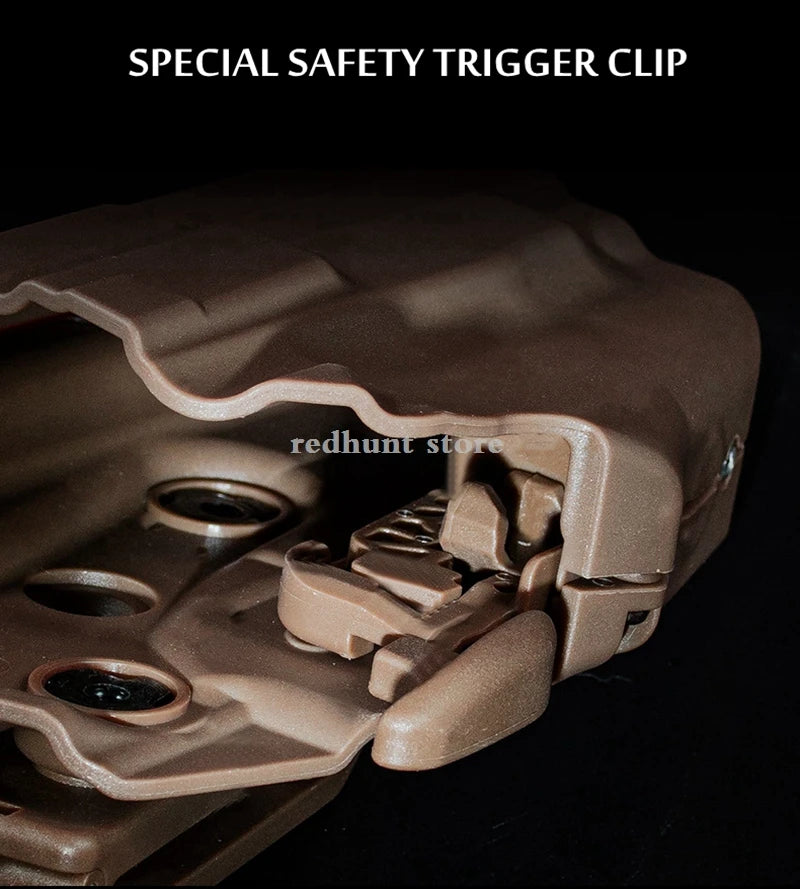G 27 30 33 Gun Holster Hunting Tactical Right Hand Pistol Case Handgun Case for CS Shooting Holster Adapter Drop Leg Bag