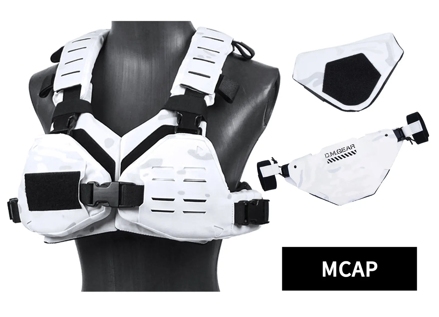 DMGear Tactical Bikini Set Armor Vest Neck Gaurd Crotch Protection Molle Lady Sexy Hunting Gear Equipment Lightweight