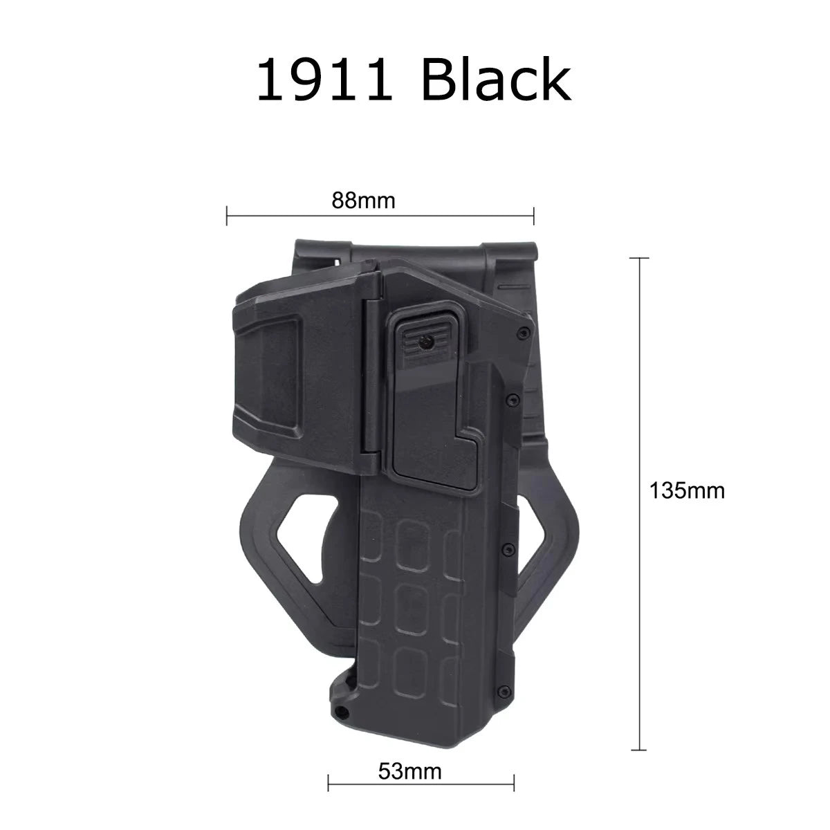Right Hand Pistol Holster For Gen 1-4 Glock 17 19 Handgun With X300 XC1 Flashlight Airsoft 1911 P320 Movable Belt Gun Case
