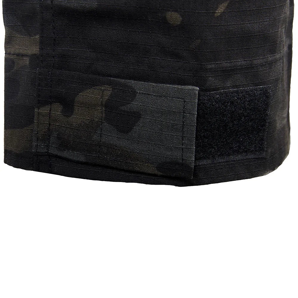 Black Multicam Camouflage Suit Tactical Shirt Combat Pants With Knee Pads Equipment  For Men Balaclava