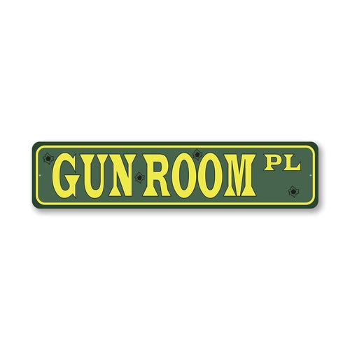 Gun Room Street Sign